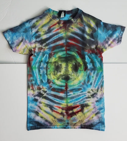 Handmade In The UK Tie Dye T-Shirt. Xmen Havok Blast Unisex Small.