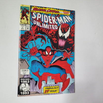 Spider-Man Unlimited #1 1st Series 1st Appearance of Shriek. Carnage Begins Here