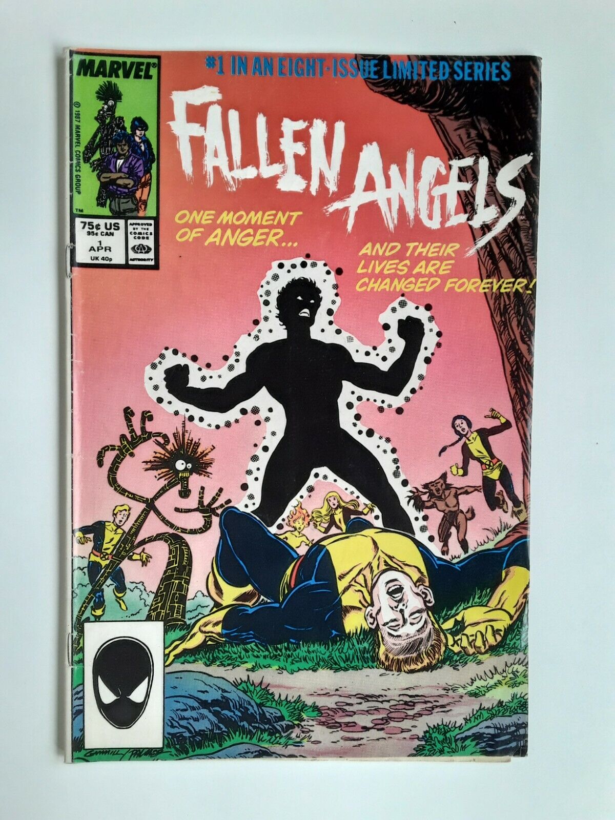 4 Books, New Mutants 41# , Fallen Angels #1, Motormouth #1, Squadron Supreme #6!