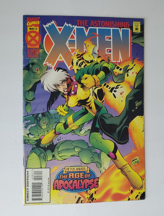 The Astonishing X-Men #3.Marvel Comic 1995 IN EXCESS MILGROM INKS SCOT LOBDELL.