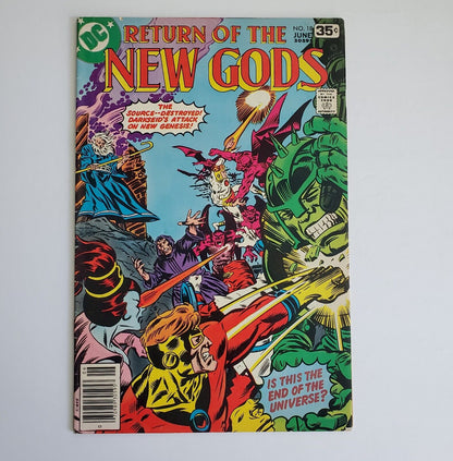 New Gods #18 DC COMICS  DARKSEID SHOWS UP MISSING!