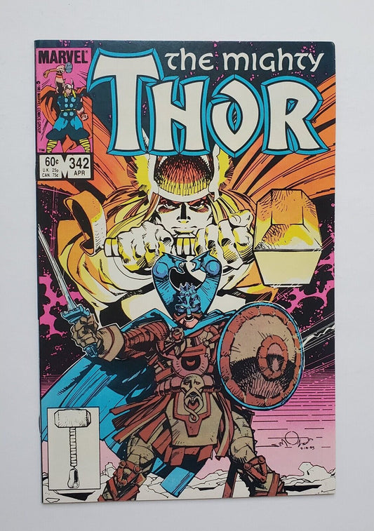 THOR #342 1984 WALT SIMONSON/TERRY AUSTIN ART! ODIN APPEARANCE