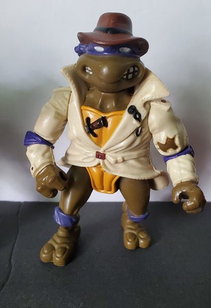 Teenage Mutant Ninja Turtles Lot Of Three Vintage Figures. MuckMan, General Trag