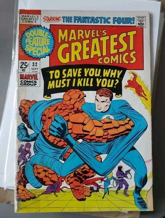 Marvel's Greatest Comics #32 Marvel comics 1971 Fantastic Four.