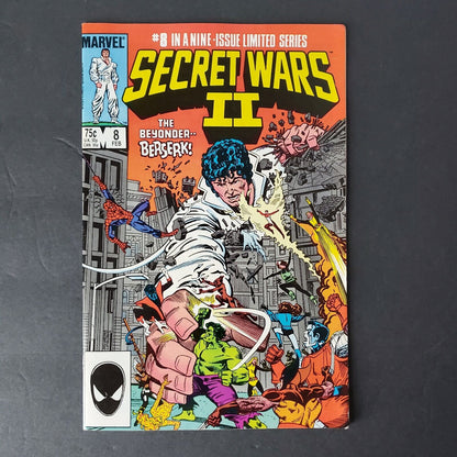 Marvel Comic Book Secret Wars II #8. M Price Box Variant.