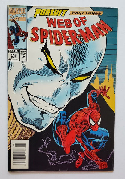 1994 Marvel - Web Of Spider-Man # 112 Newsstand Spider-Man Card's Insert