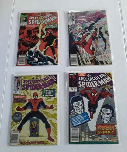 SPECTACULAR SPIDER-MAN LOT RUN 35 BOOKS BETWEEN #134 THROUGH #256