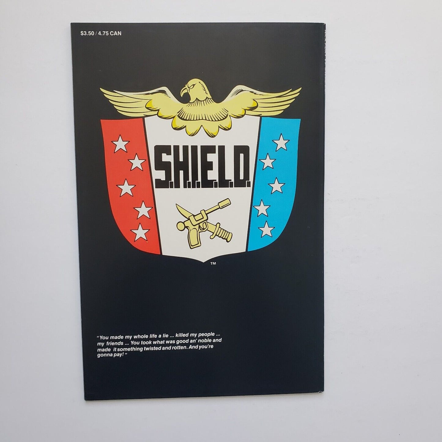 Nick Fury vs. S.H.I.E.L.D. #6 1988 Shield  Marvel Comic