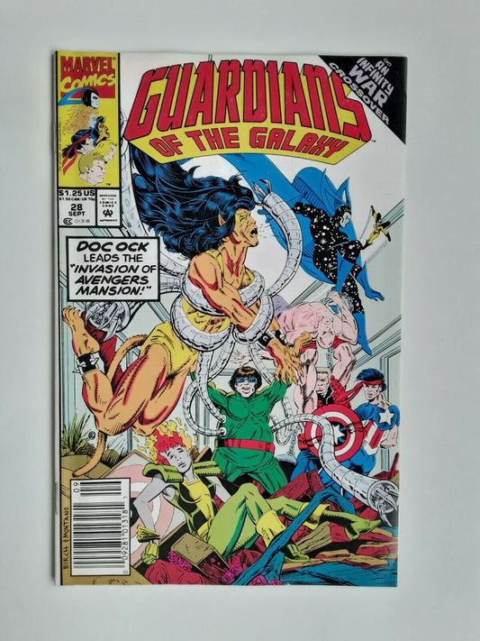 Guardians of the Galaxy (1990 series) #28 in VF + condition. Marvel comics [*bg]