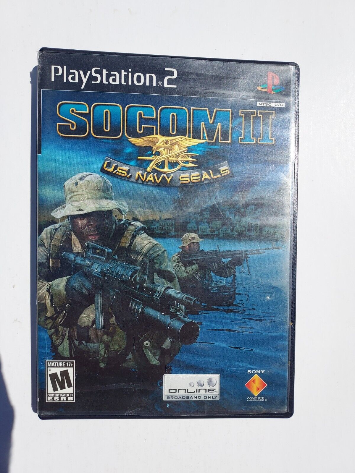 SOCOM II: U.S. Navy SEALs-Sony PlayStation 2, 2003-No manual and tested