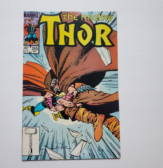 THOR #355 VOL. 1 MARVEL COMIC BOOK M Price Box Variant.