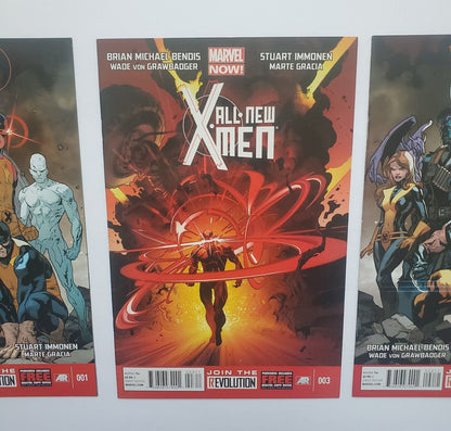All New X-Men Lot Of Four (4) #'s 1, 2, & 3. Plus A Variant Of # 2.