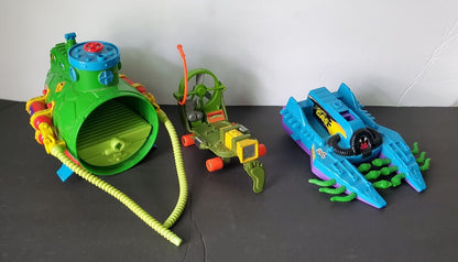TMNT 1988 Teenage Mutant Ninja Turtles Lot Of Fodder Vehicles, Part's Or Custom.