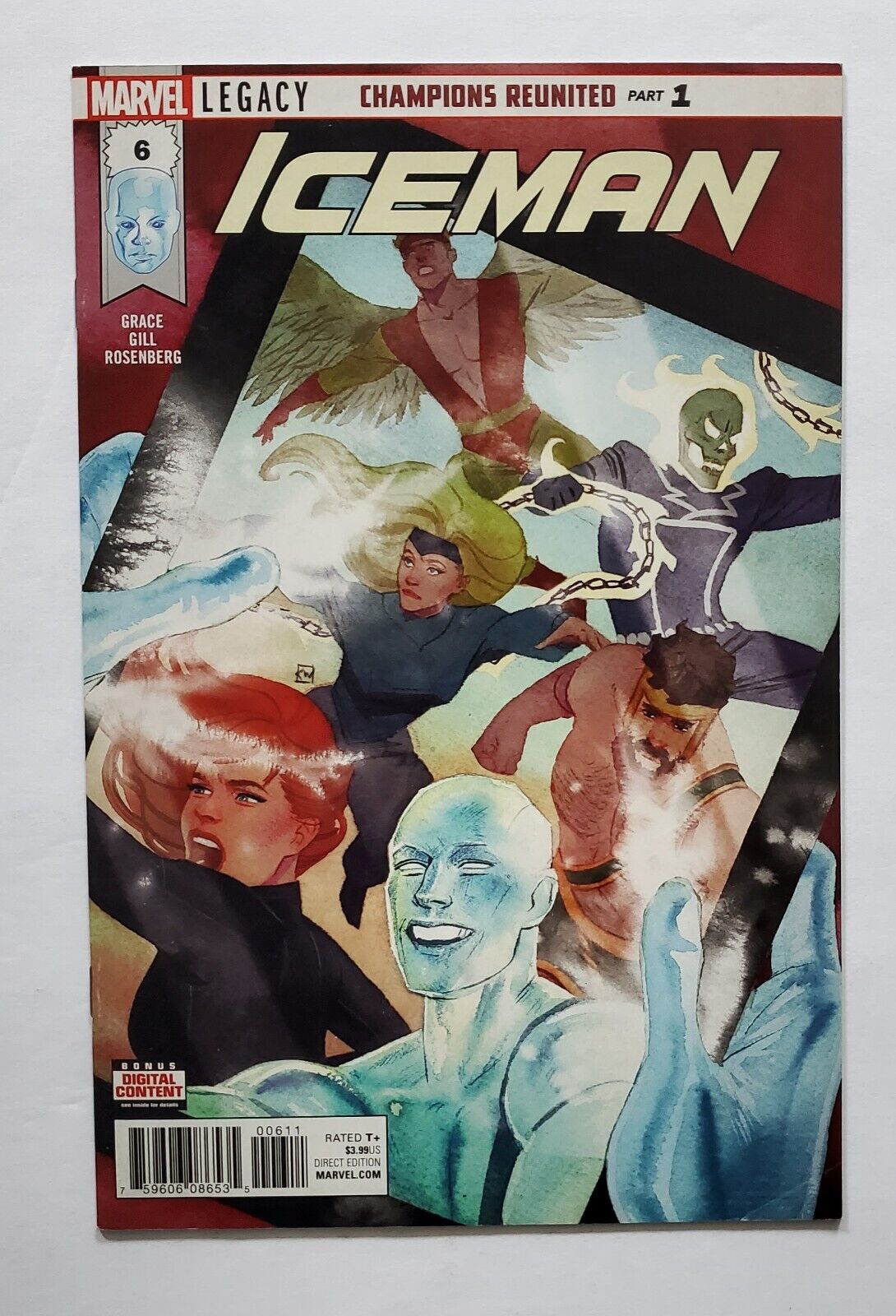 ICEMAN #6, 2017 Grace Vitti Marvel Comics