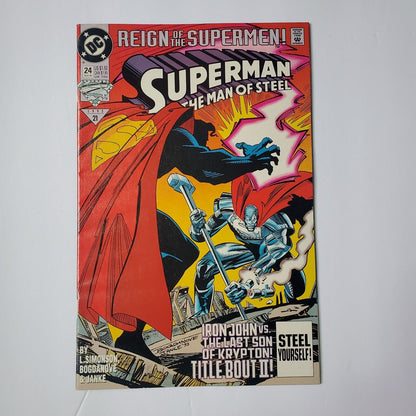 Superman Man of Steel July 1993 #24 DC Comic Reign of the Superman