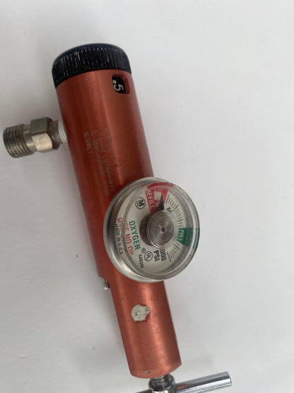 Allied Healthcare 32-29-6103 3000psi Oxygen O2 Regulator Copper Color.