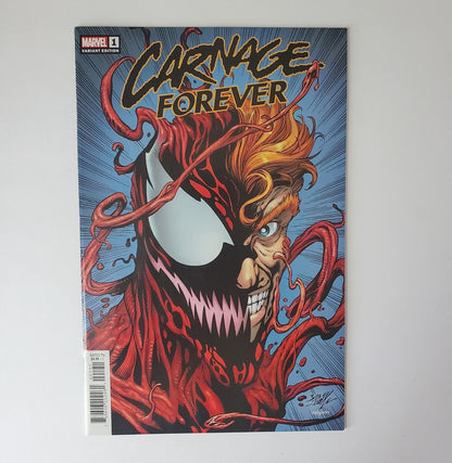 Carnage Forever #1 Bagley Variant Cover Marvel Comics 2022