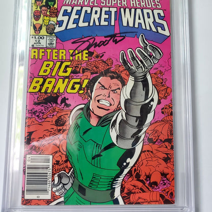 Marvel Super Heroes Secret Wars #12N Newsstand Variant CBCS 9.4 1985 White Pages