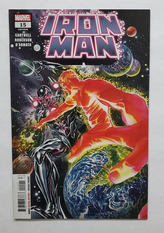 IRON MAN #15 Marvel Comics 2021 (W) Cantwell (A) Roberson (CA) Ross