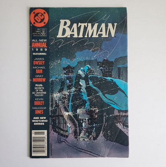 Batman 1989 Annual #13 DC Comics Owsley Newsstand.