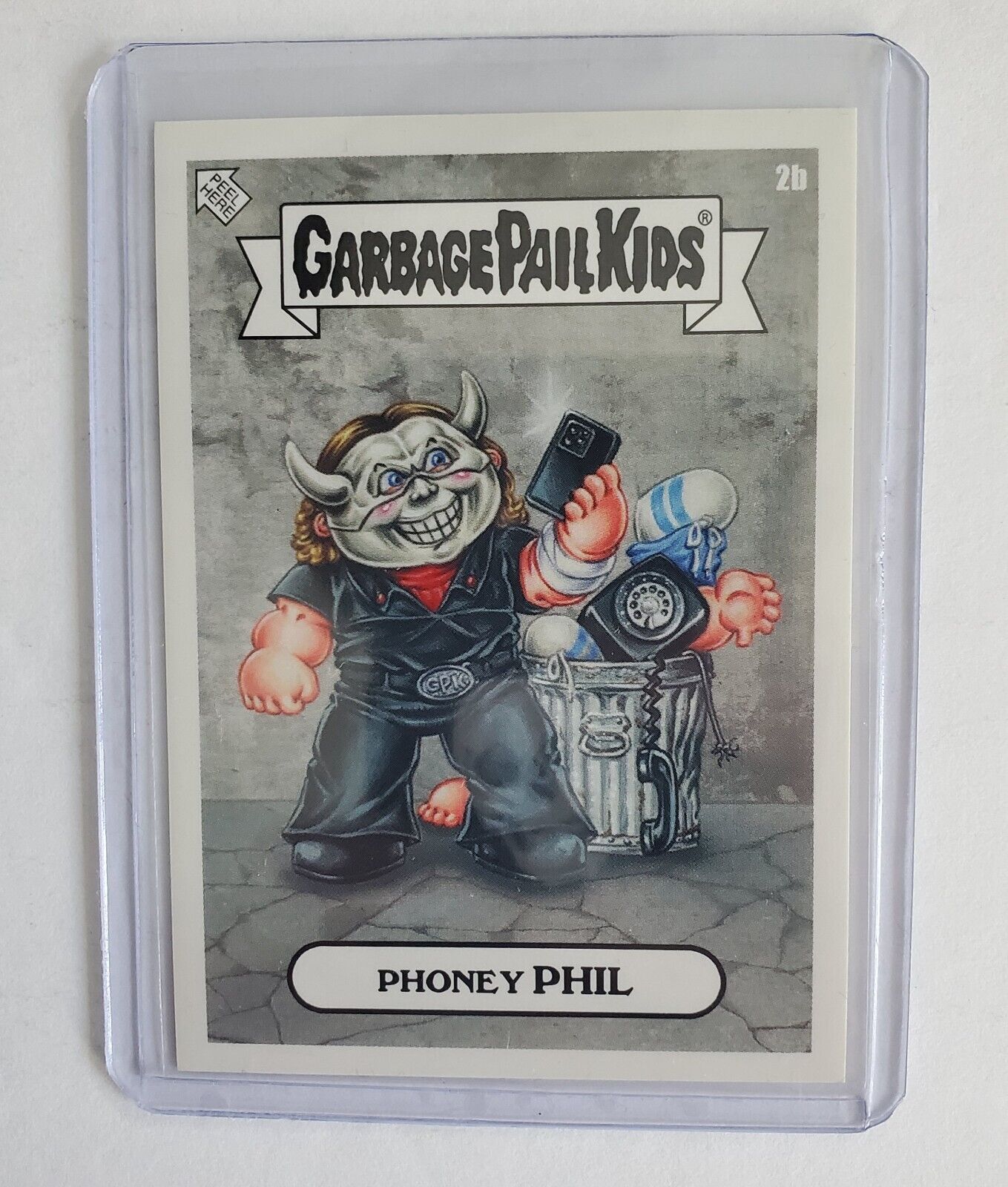 2022 Topps Garbage Pail Kids #2b Phoney Phil NYCC