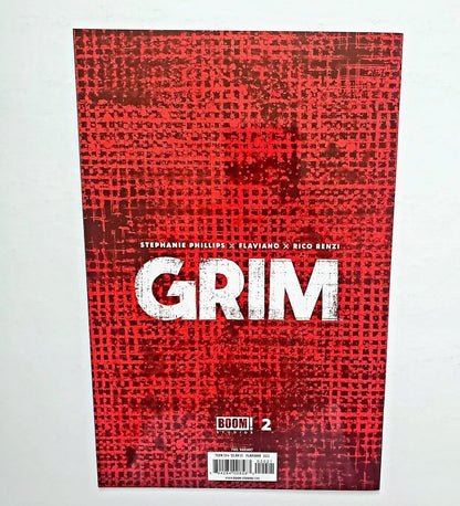 Grim #2 Cover B Foil Flaviano Boom! Studios 2022 1st Print