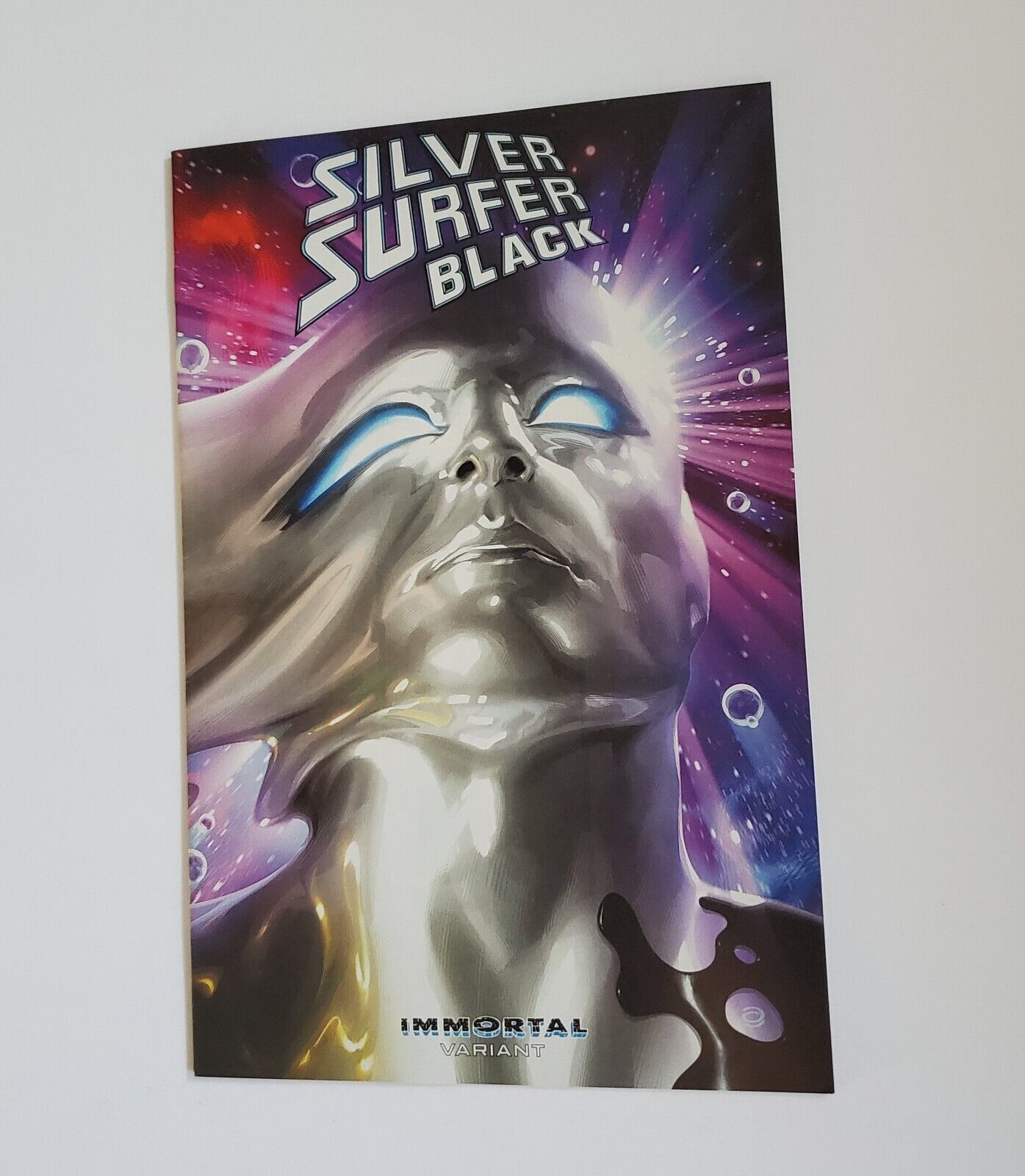 Silver Surfer Black 4 Immortal Variant Wraparound Cover  Alex Garner