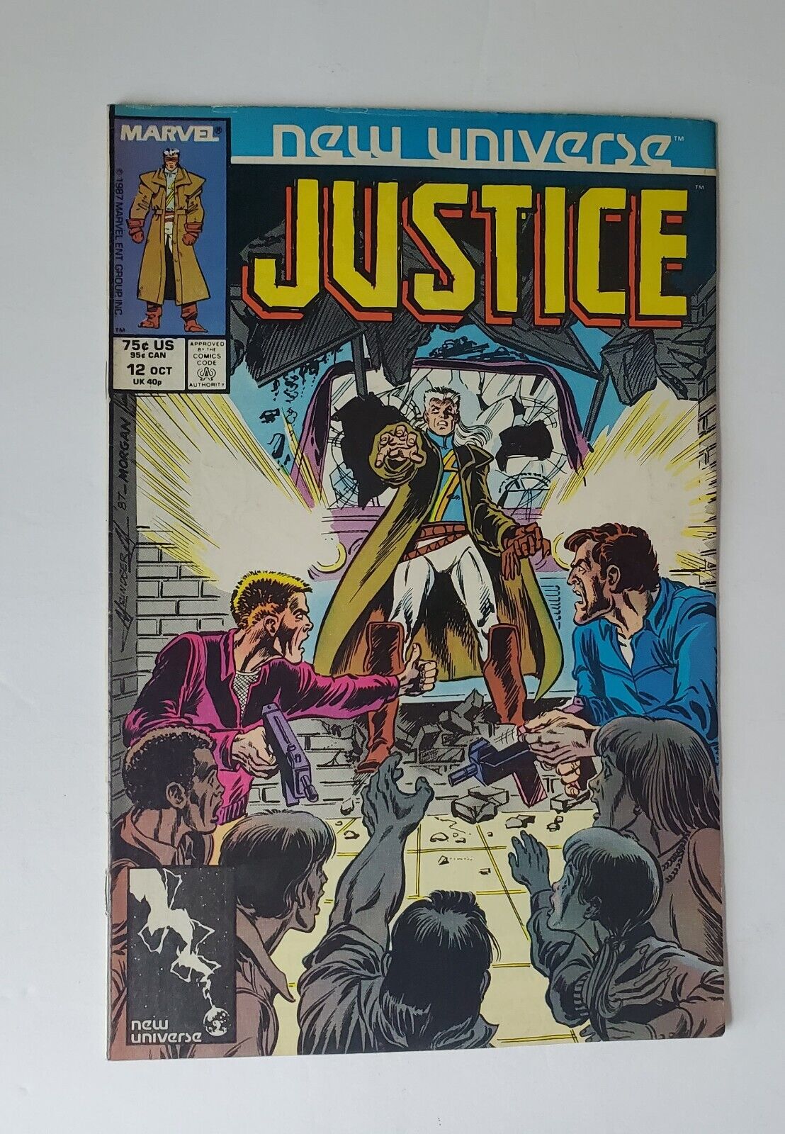 1987 Justice 12 Marvel Comics New Universe TO PROTECT AND SERVE.