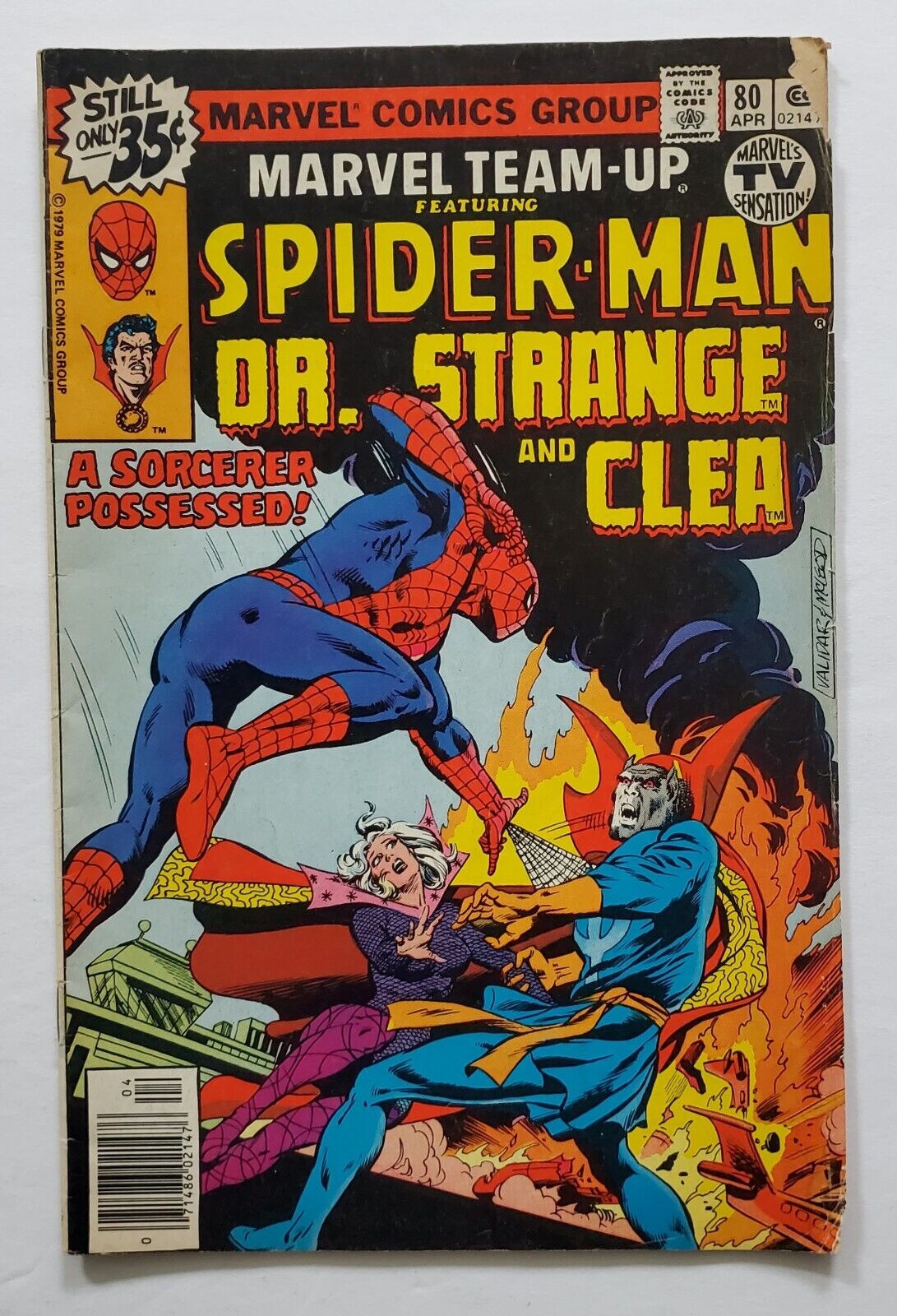 Marvel Team-Up #80 Spider-Man Doctor Strange And Clea MARVEL COMICS