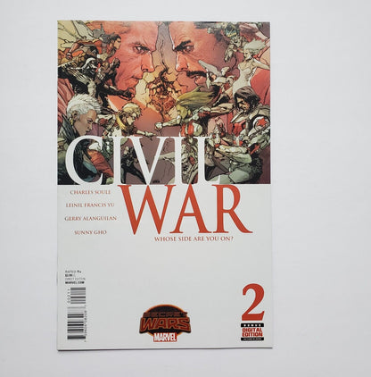 CIVIL WAR #2, 3, 4, 5 MARVEL COMIC BOOKS Secret Wars.