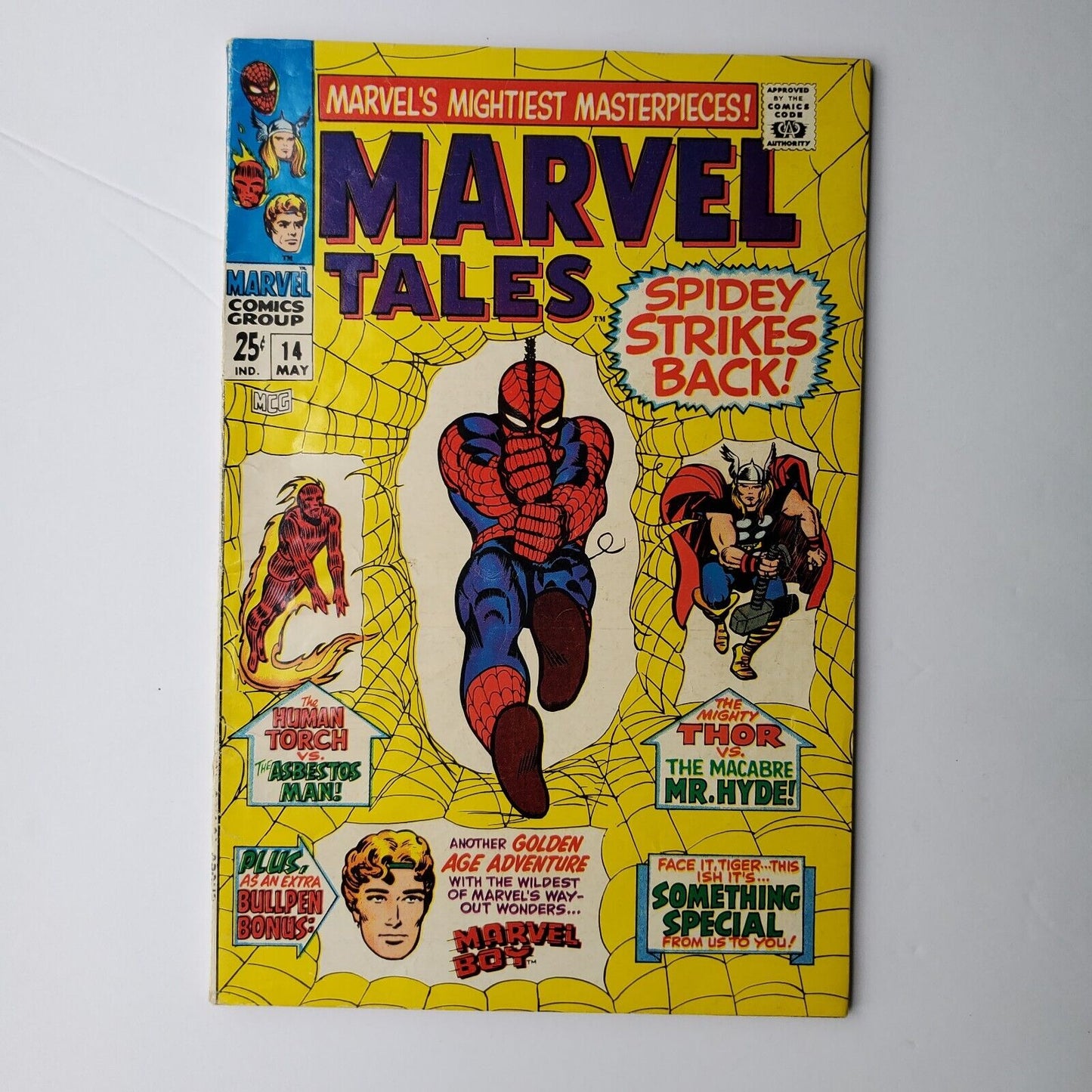 Marvel Tales 14 Giant  (Reprint's Amazing Spider-Man 19) Thor & Torch!  1968