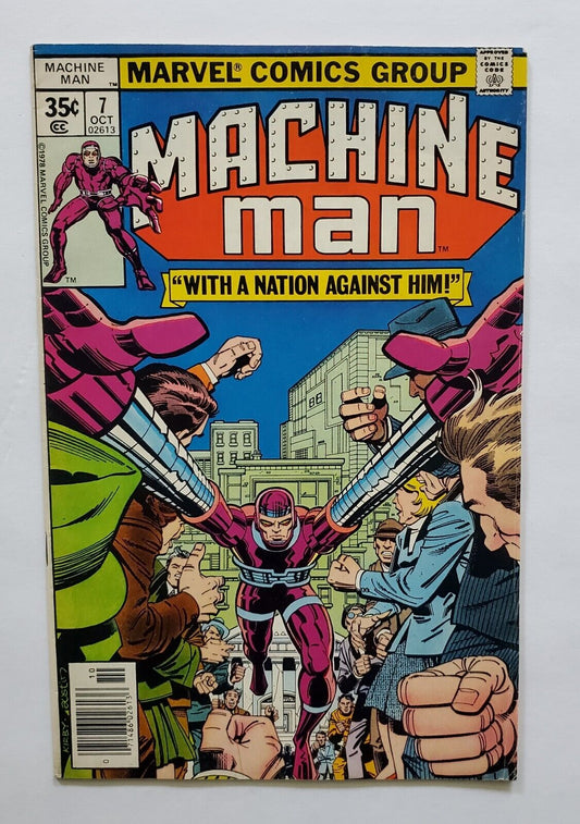 Machine Man #7 Comic Book 1978  Jack Kirby Marvel Comics