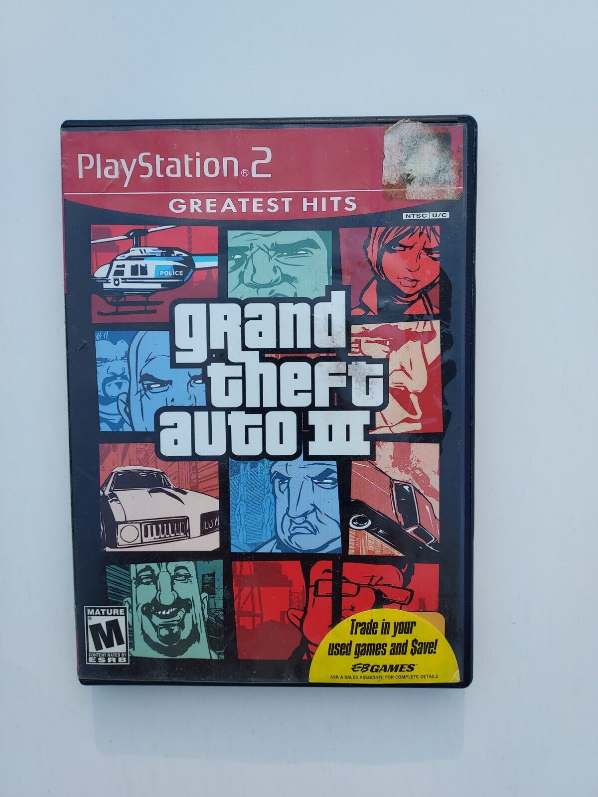 Grand Theft Auto III 3 (Greatest Hits) Ps2 PlayStation 2 Case & Instructions!