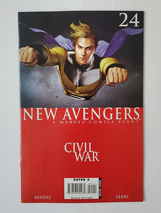 New Avengers #24 Marvel Comic DISASSEMBLED PART FOUR NOVEMBER 2006 CIVIL WAR