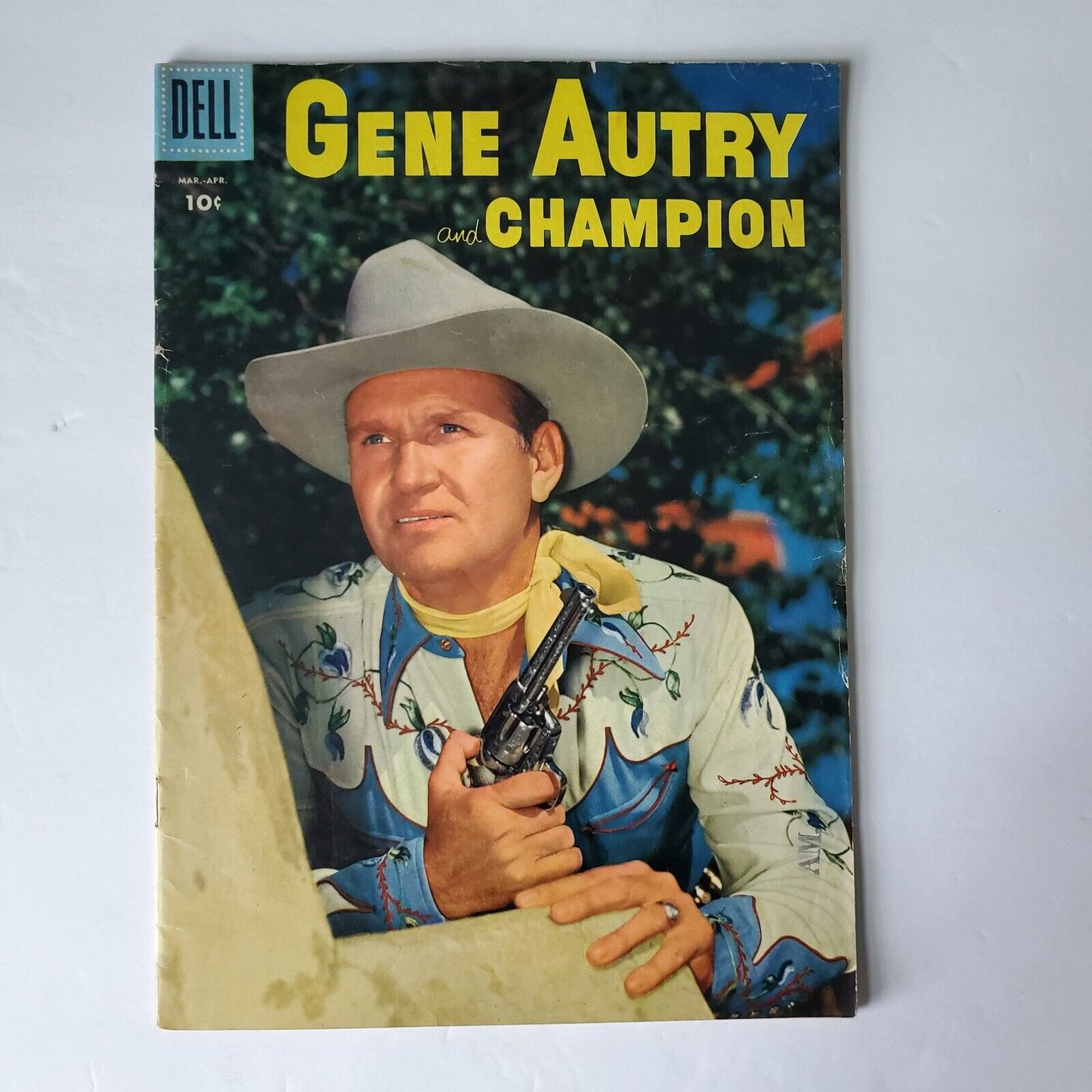 GENE AUTRY COMICS #108 DELL Comics 1956 Golden Age Gold.