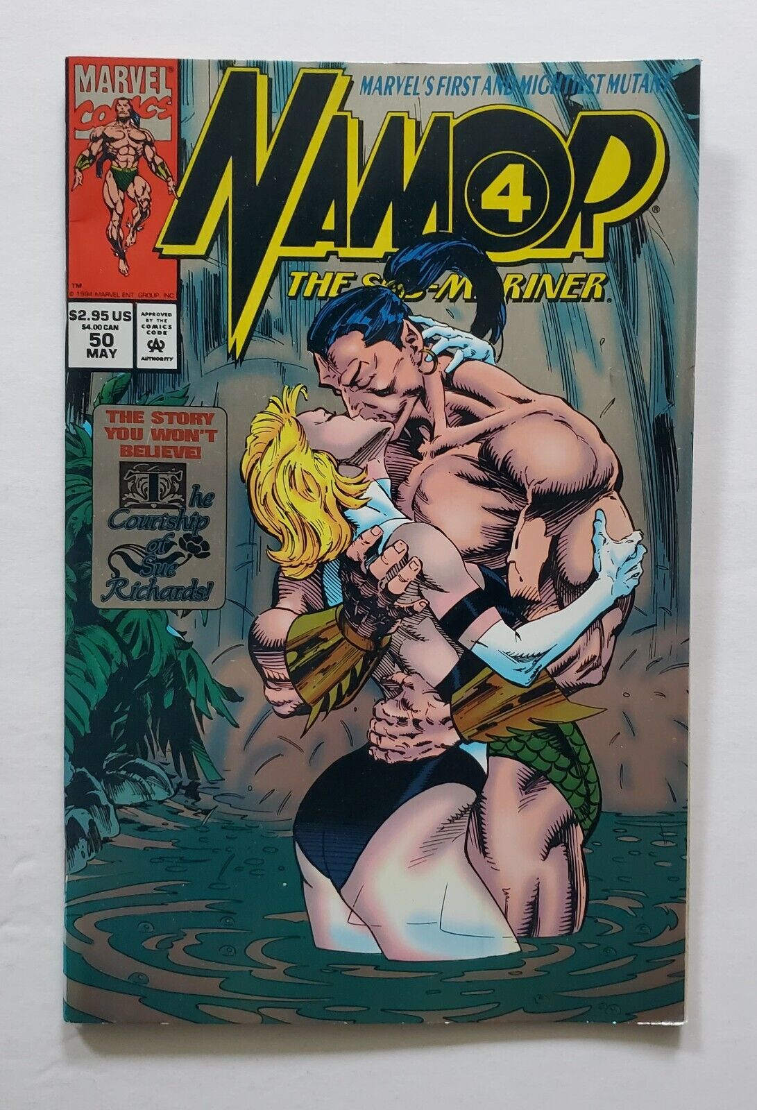 Marvel Namor The Sub-Mariner #50 comic book 1994 Susan Richards Invisible Girl