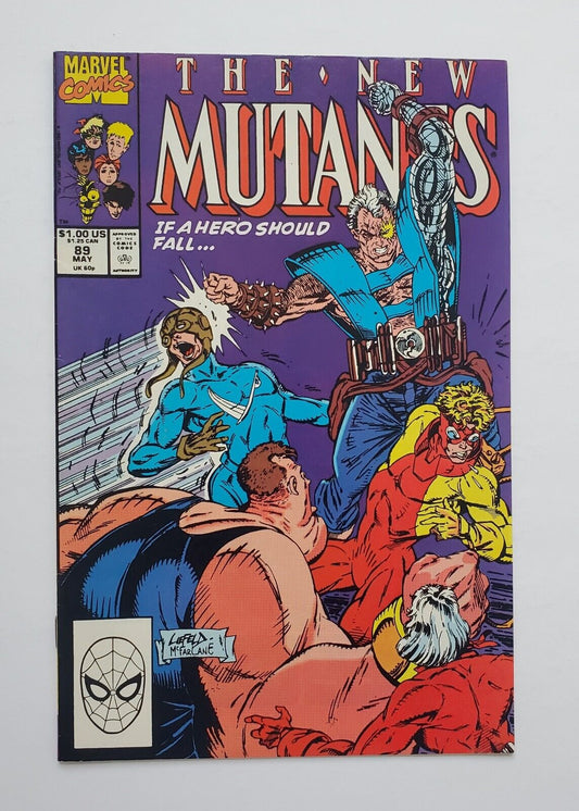 NEW MUTANTS #89 VF 3RD APPEARANCE CABLE MARVEL ROB LIEFELD TODD MCFARLANE COVER