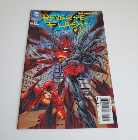 Reverse-Flash The New 52 #23.2 DC Comics 2013 3D Lenticular Cover Boarded