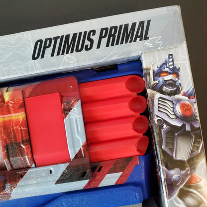 NERF • OPTIMUS PRIMAL • Rise of the Beasts Blaster • Boxed • Ages 8+ Ships Free