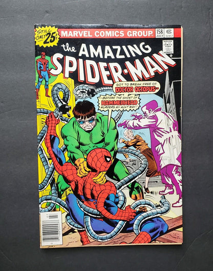 Amazing Spiderman 158 newsstand Hammerhead, Doctor Octopus.