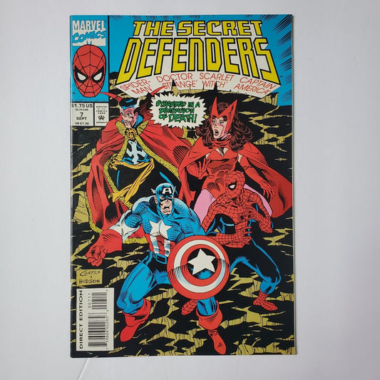 THE SECRET DEFENDERS #4 - Doctor Strange, Scarlet Witch- Marvel Comics 1993