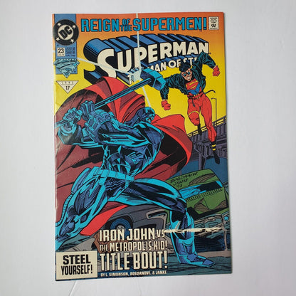 Superman Man of Steel July 1993 #23 DC Comic Reign of the Superman