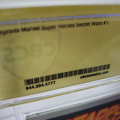 Marvel Super Heroes Secret Wars #1 2014 CBCS 9.4 White, Halloween Collectorfest