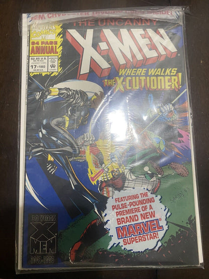 *Uncanny X-Men Annual #17 Hi-Grade 1st X-Cutioner Poly Sealed w/Card Marvel 1993