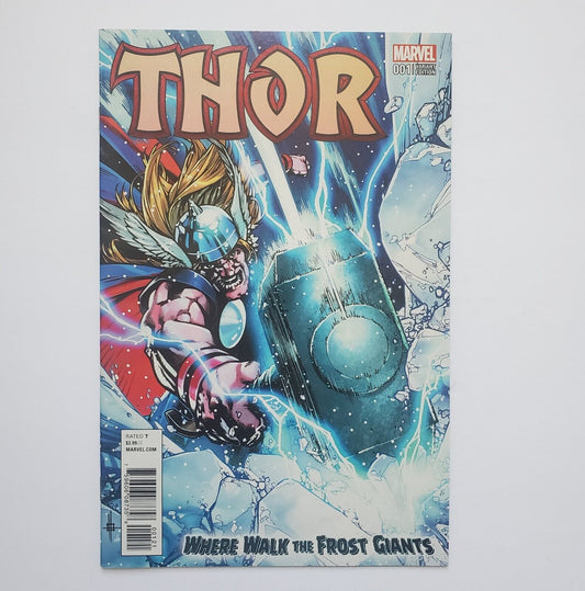 THOR: WHERE WALK THE FROST GIANTS #1B VARIANT MARVEL COMIC BOOK