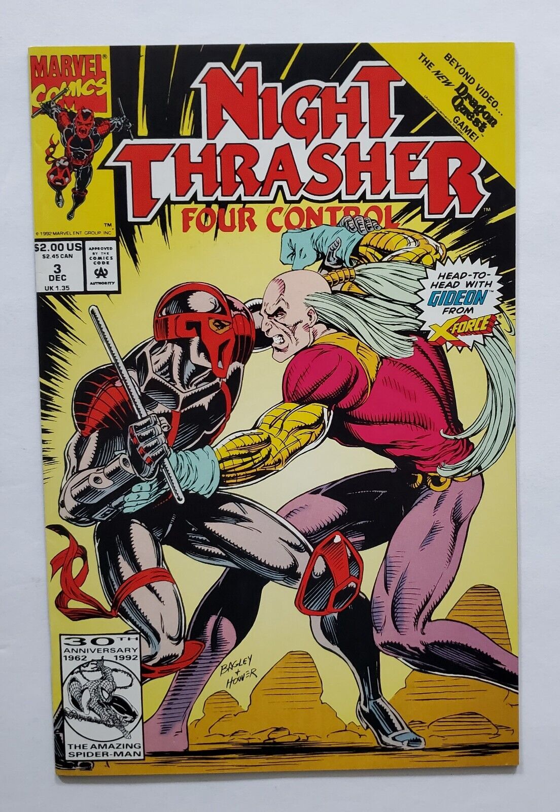 Night Thrasher Four Control #3 Marvel Comics 1992