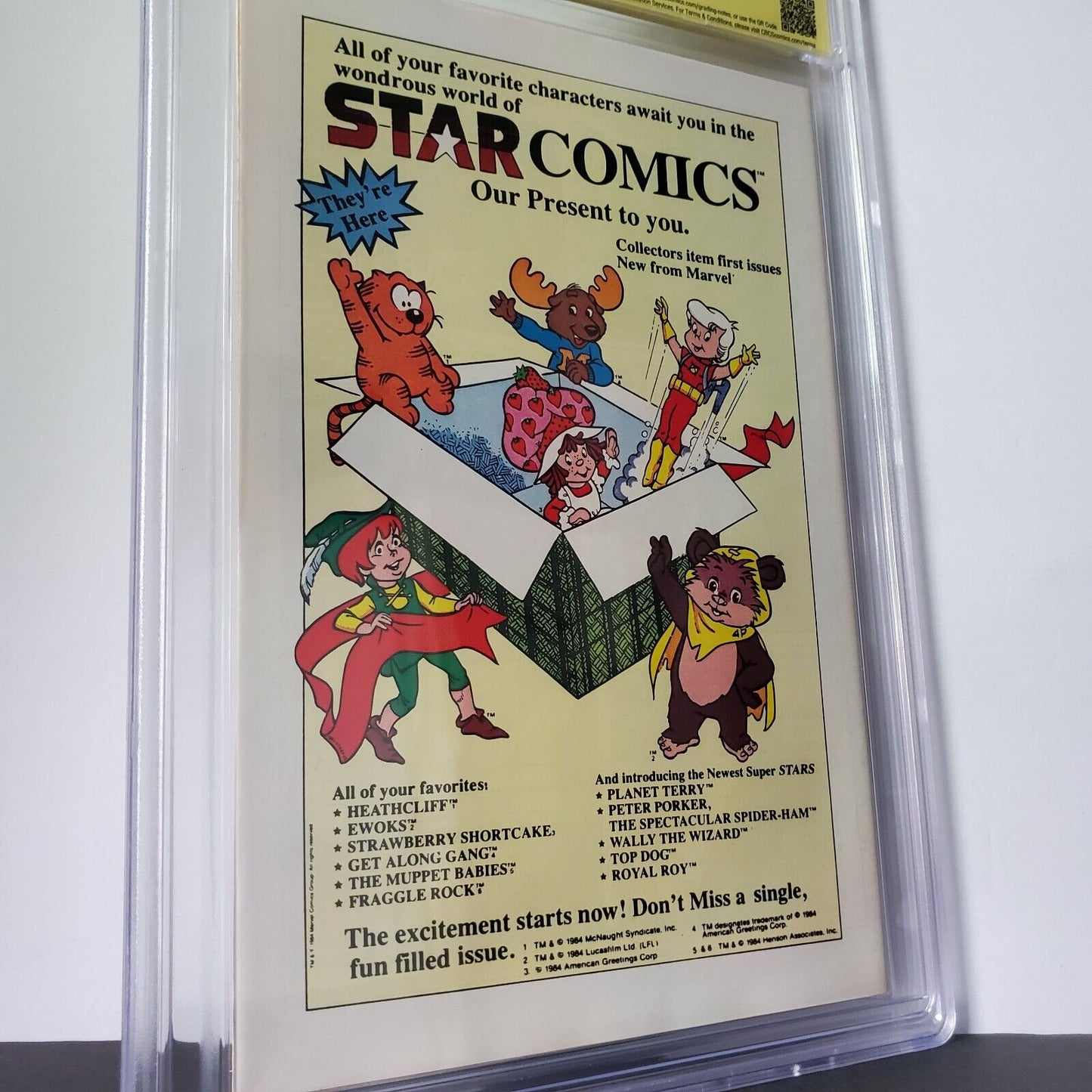 Marvel Super Heroes Secret Wars #12N Newsstand Variant CBCS 9.4 1985 White Pages