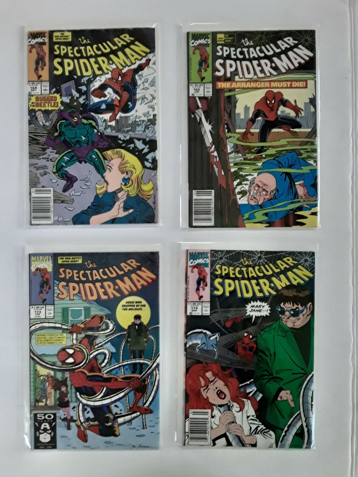 SPECTACULAR SPIDER-MAN LOT RUN 35 BOOKS BETWEEN #134 THROUGH #256