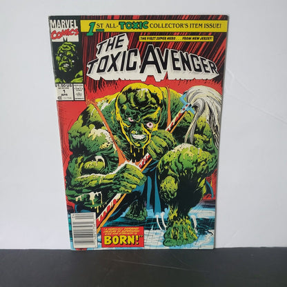 TOXIC AVENGER # 1 MARVEL COMICS April 1991 NEWSSTAND VARIANT TROMA FILMS 1st APP