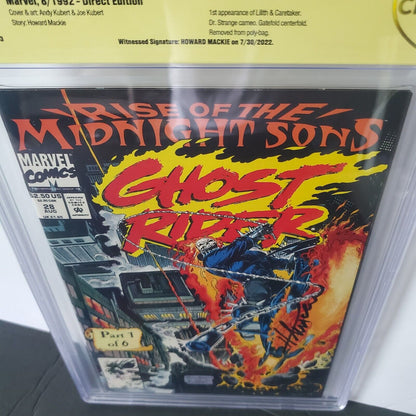 Ghost Rider#28 CBCS 9.6 1st appearance of the Midnight Sons Marvel 1992 Direct.